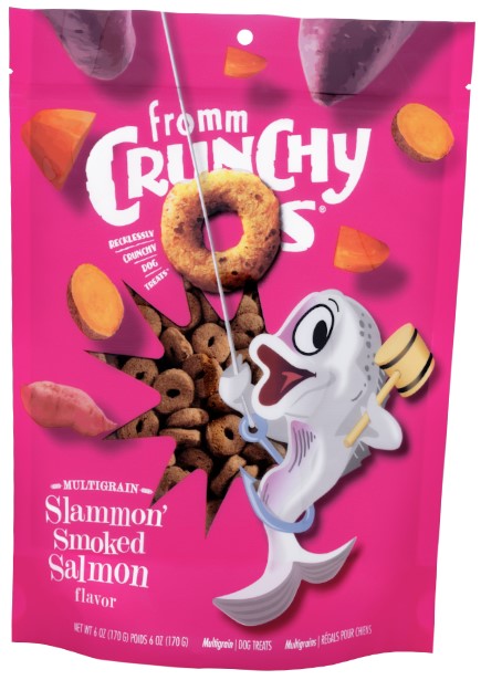 Fromm Dog Treat Crunchy Os Slammon Smoked Salmon