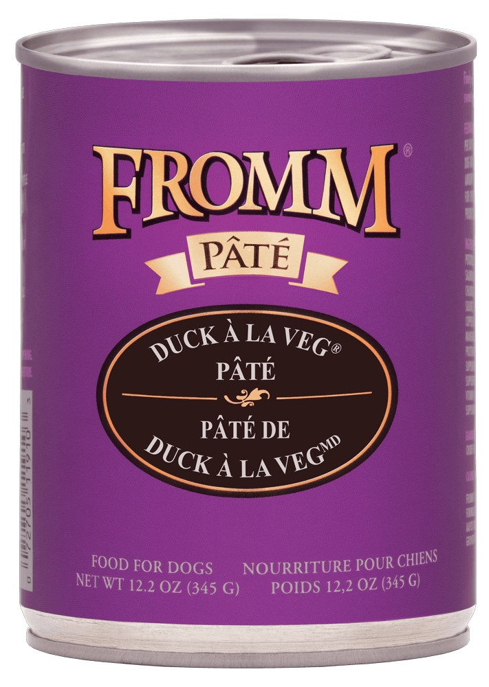 Fromm Duck a La Veg Pate Dog Food Can