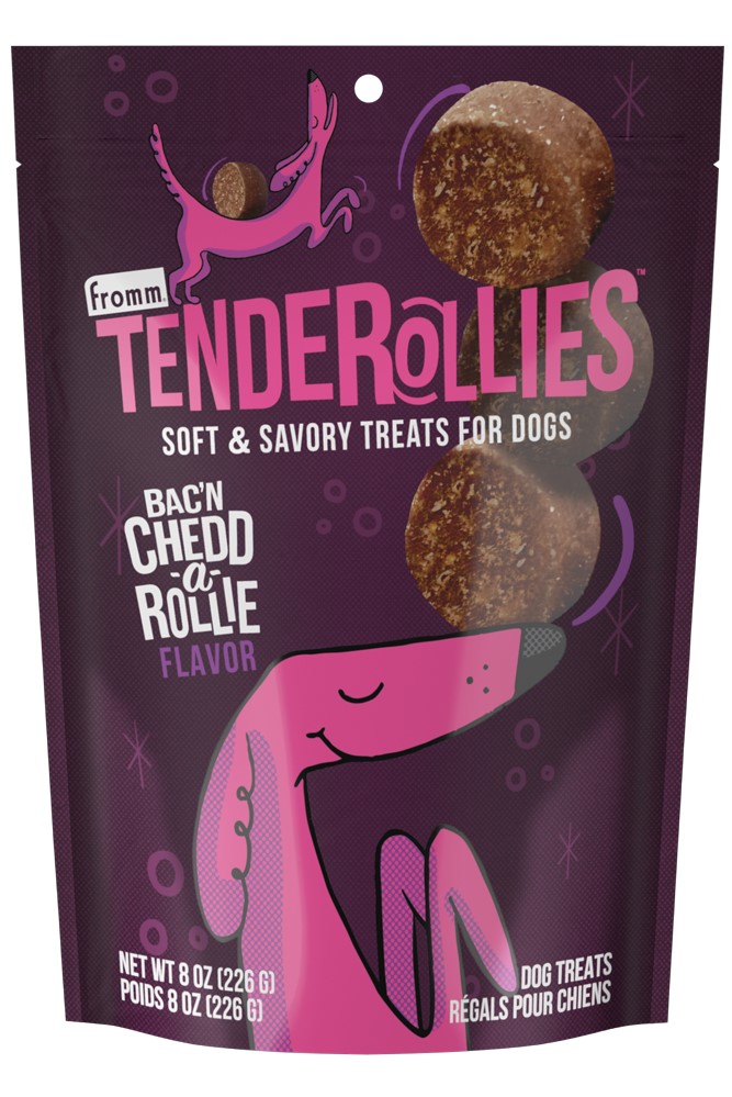 Fromm Tenderollies Bacn Chedda Rollie Flavor Dog Treats
