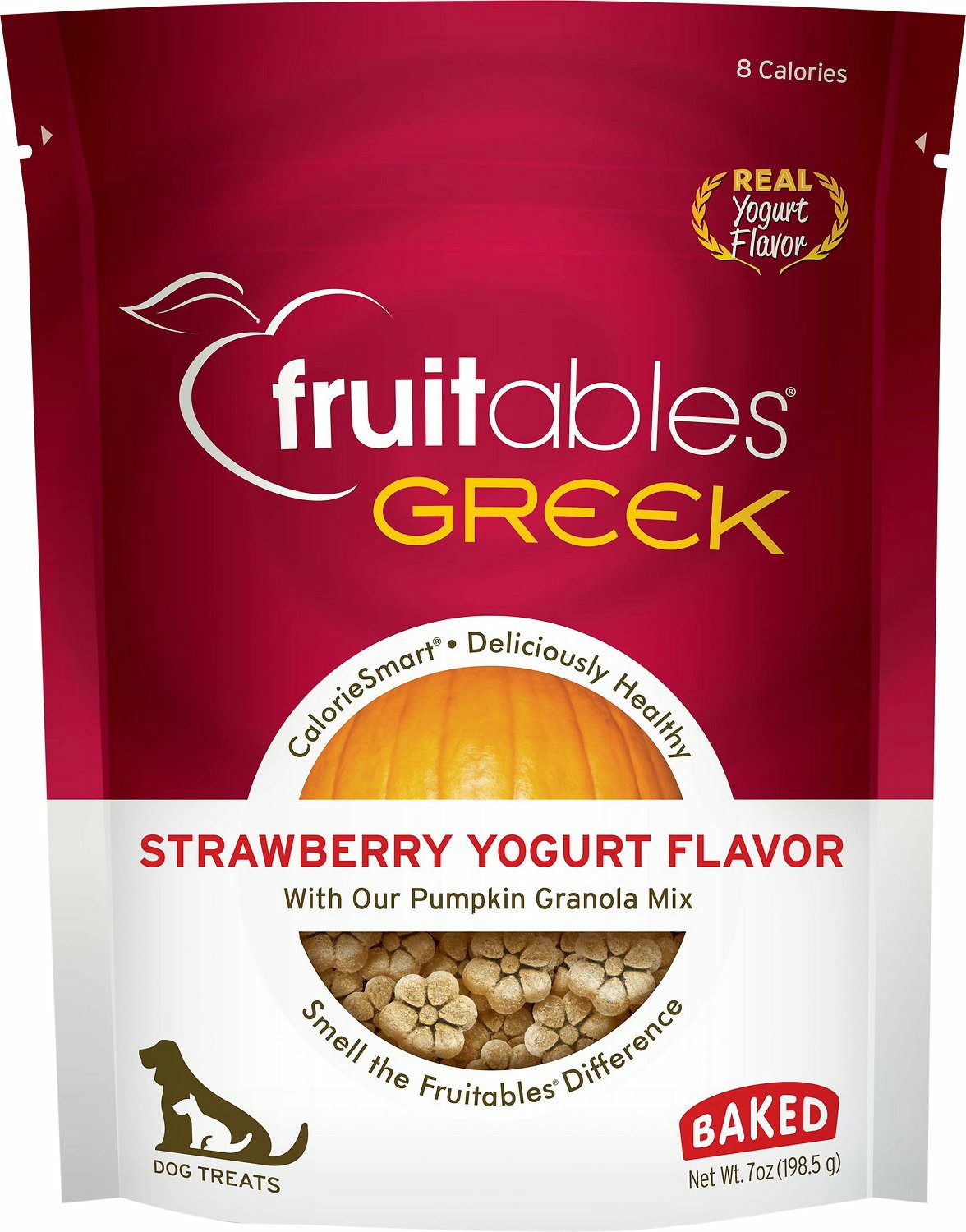 Fruitables Greek Yogurt Strawberry Dog Treats