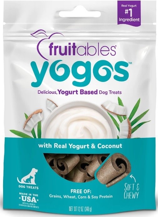 Fruitables Yogos Coconut Flavor Grain Free Dog Treats