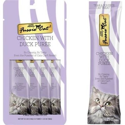 Fussie Cat Chicken Duck Puree Cat Treat 