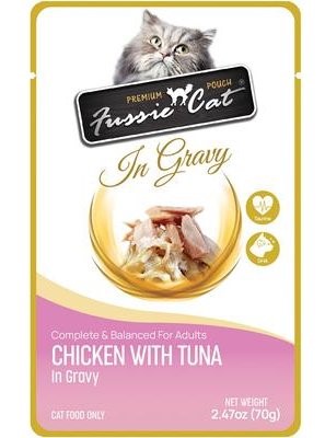 Fussie Cat Premium Chicken with Tuna in Gravy Wet Cat Food