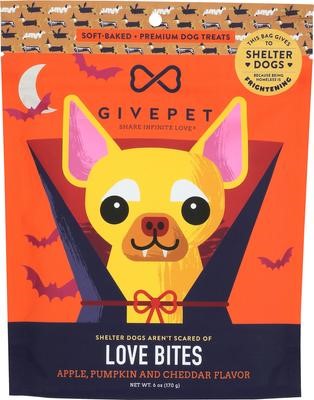 GivePet Holiday Dog Treat Soft Chew Love Bites