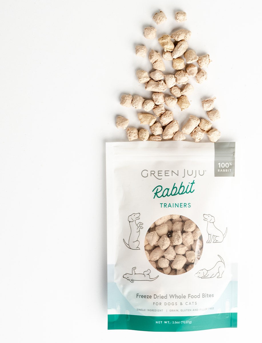 Green Juju Freeze Dried Training Treat Rabbit 