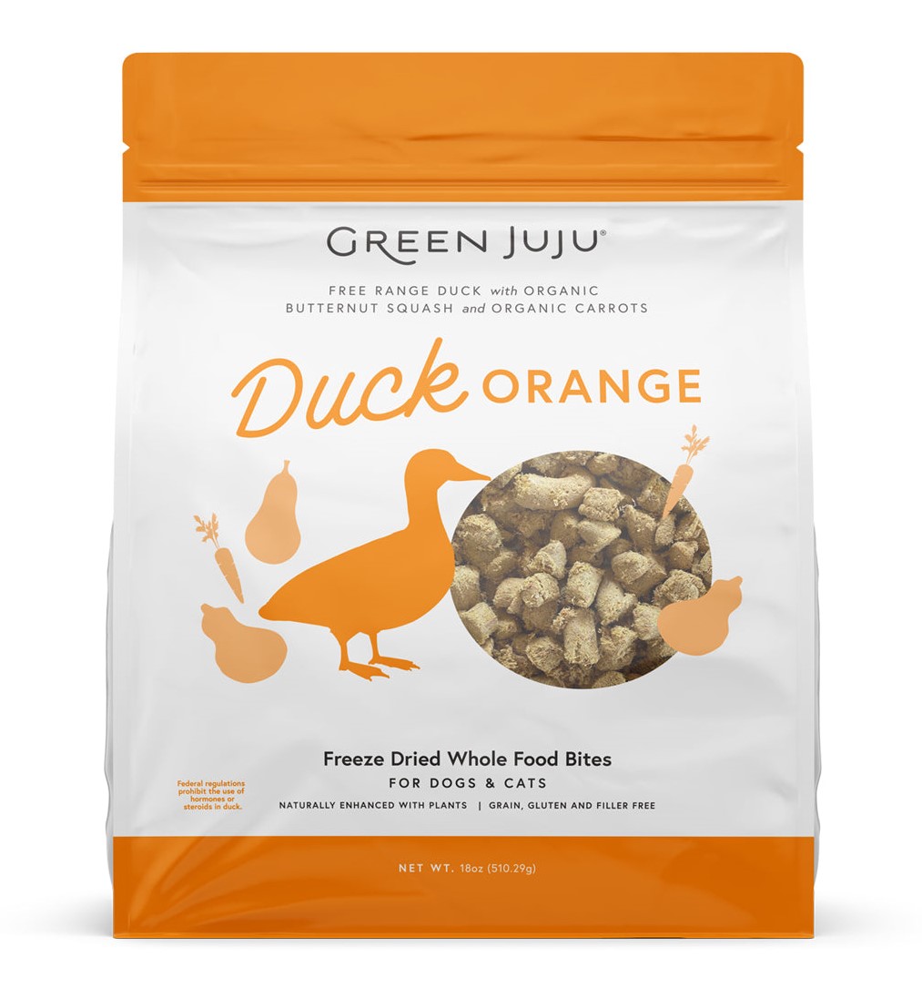 Green Juju Freeze Dried Whole Food Bites Duck Orange