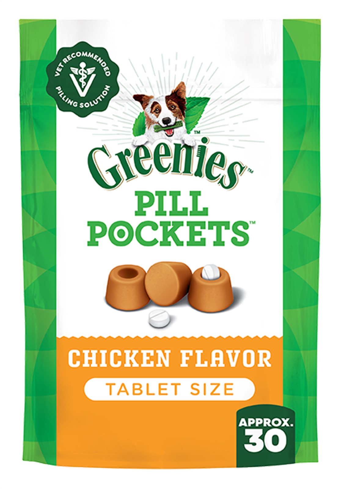 Greenies Pill Pockets Canine Chicken Flavor Dog Treats