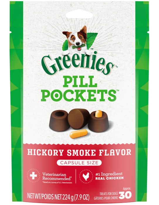 Greenies Pill Pockets Canine Hickory Smoke Flavor Dog Treats