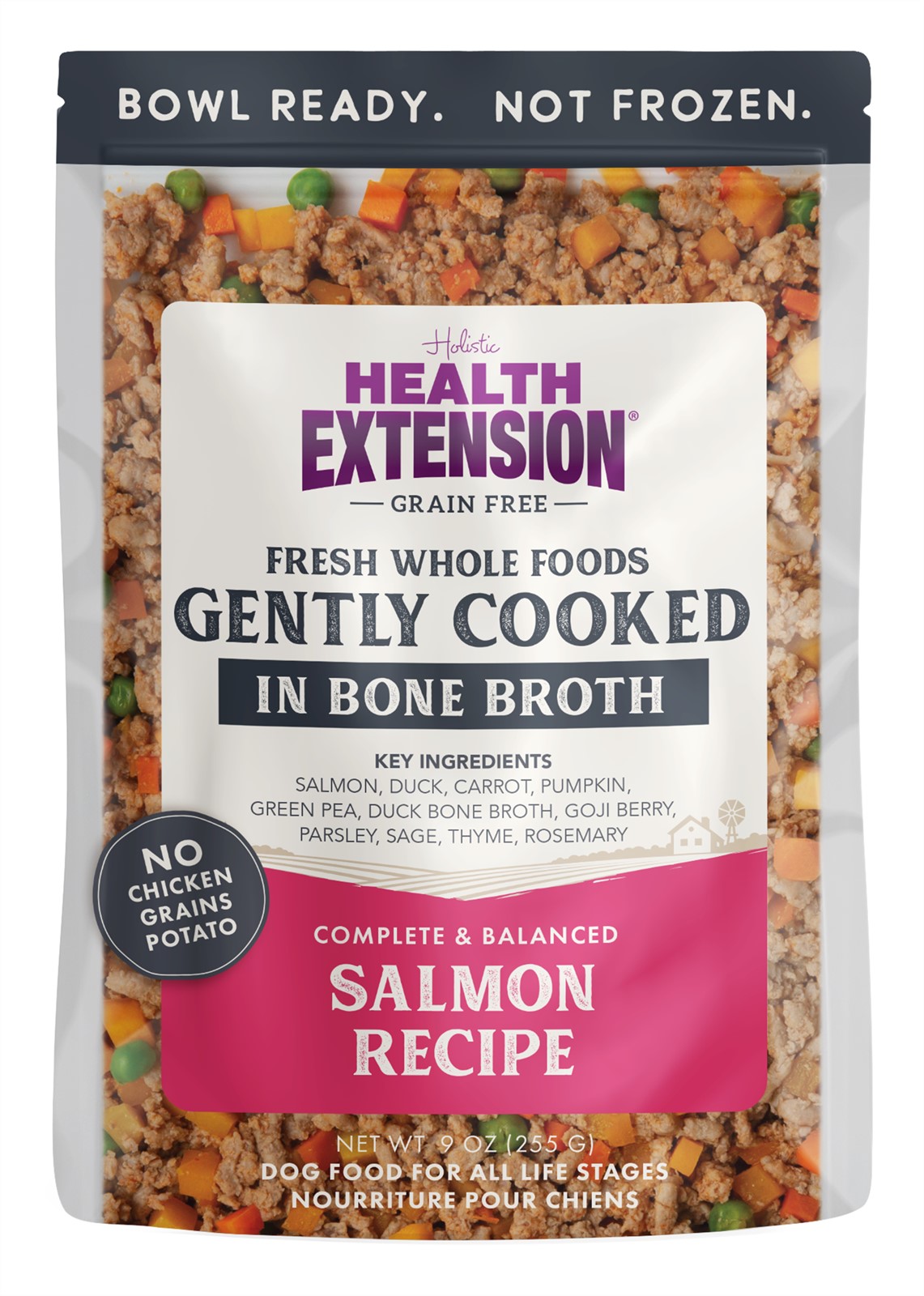 Health Extension Gently Cooked Grain Free Salmon Recipe Dog Food