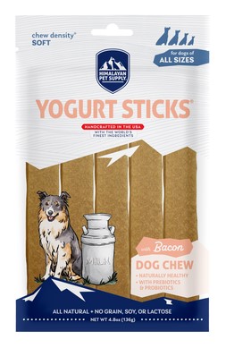 Himalayan Pet Supplies Yogurt Sticks Bacon 