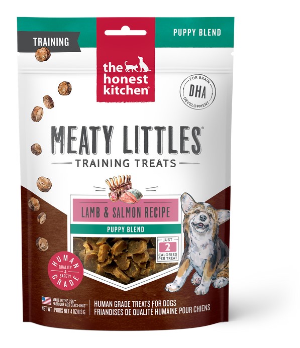 Honest Kitchen Dog Treat Meaty Littles Puppy Lamb Salmon