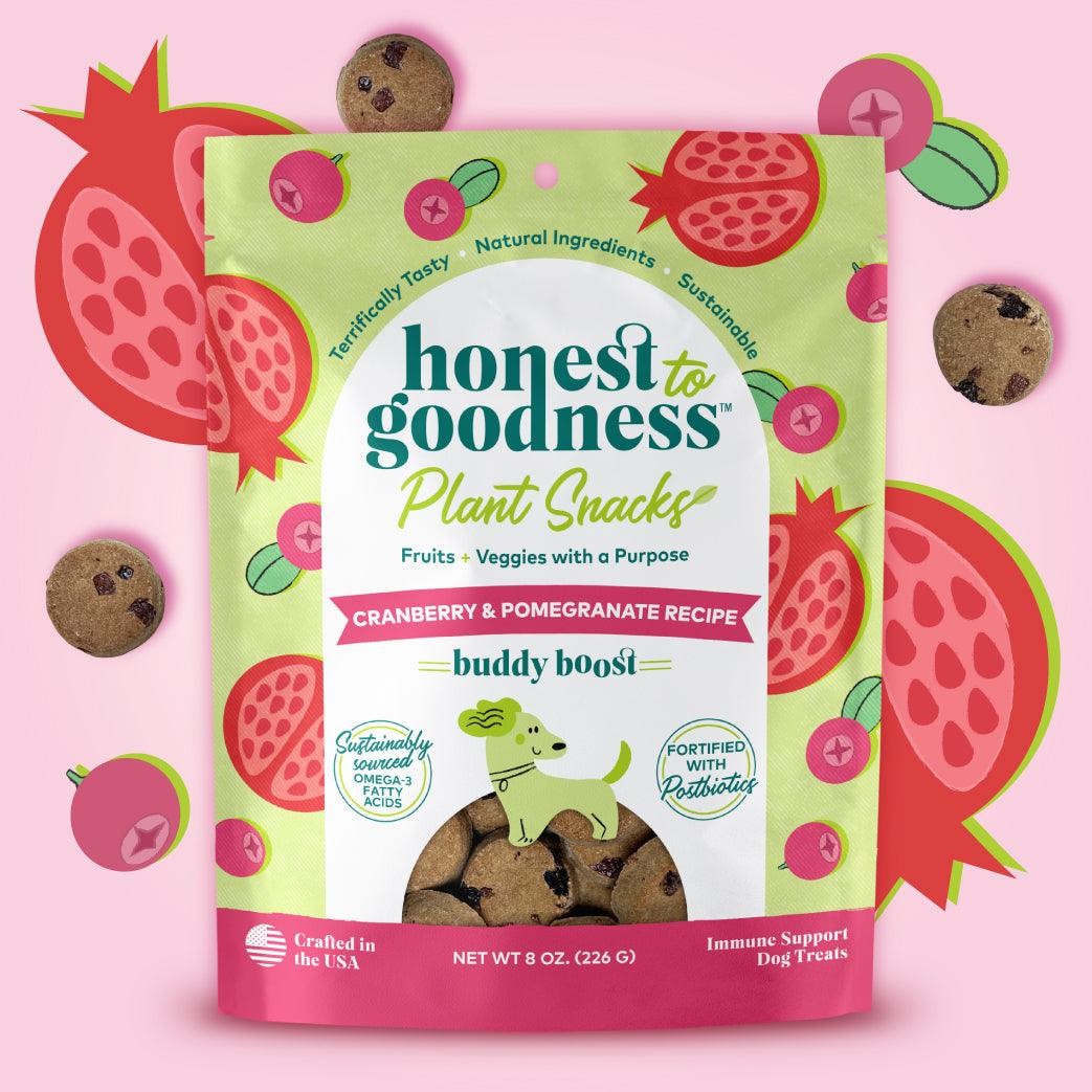 Honest to Goodness Buddy Boost Cranberry and Pomegranate Dog Treats