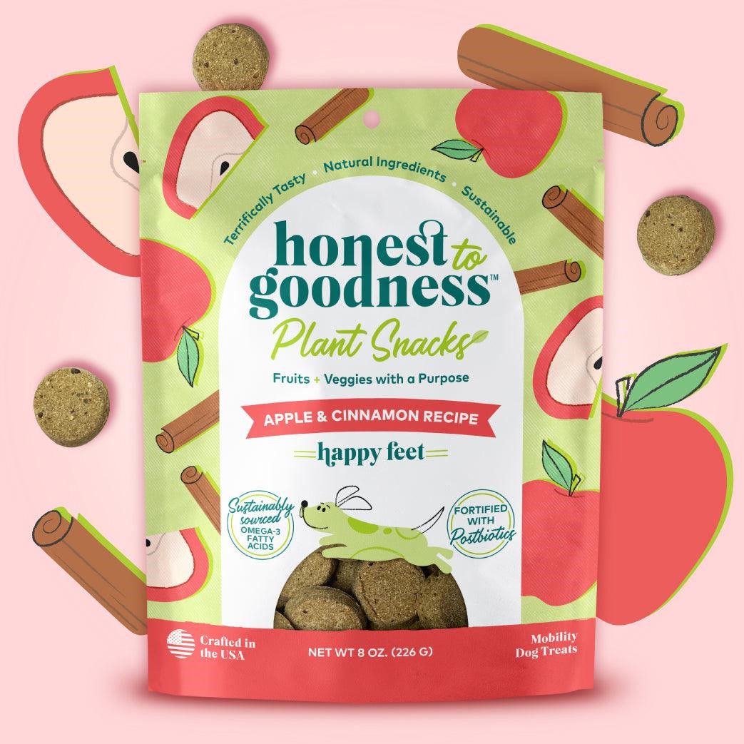 Honest to Goodness Happy Feet Apple and Cinnamon Recipe for Dogs