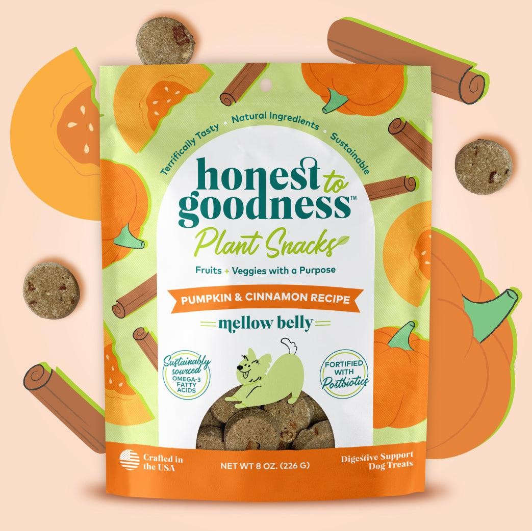 Honest to Goodness Mellow Belly Pumpkin and Cinnamon Recipe for Dogs