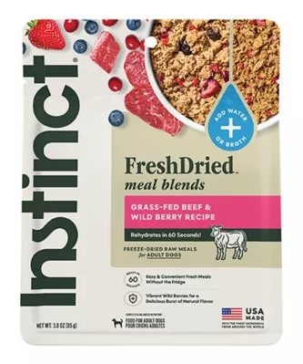 Instinct FreshDried Beef and Wild Berries Blend Freeze Dried Dog