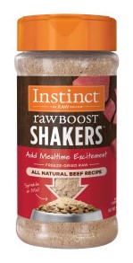Instinct Raw Boost Shakers Beef Grain Free Freeze Dried Dog Food Topper