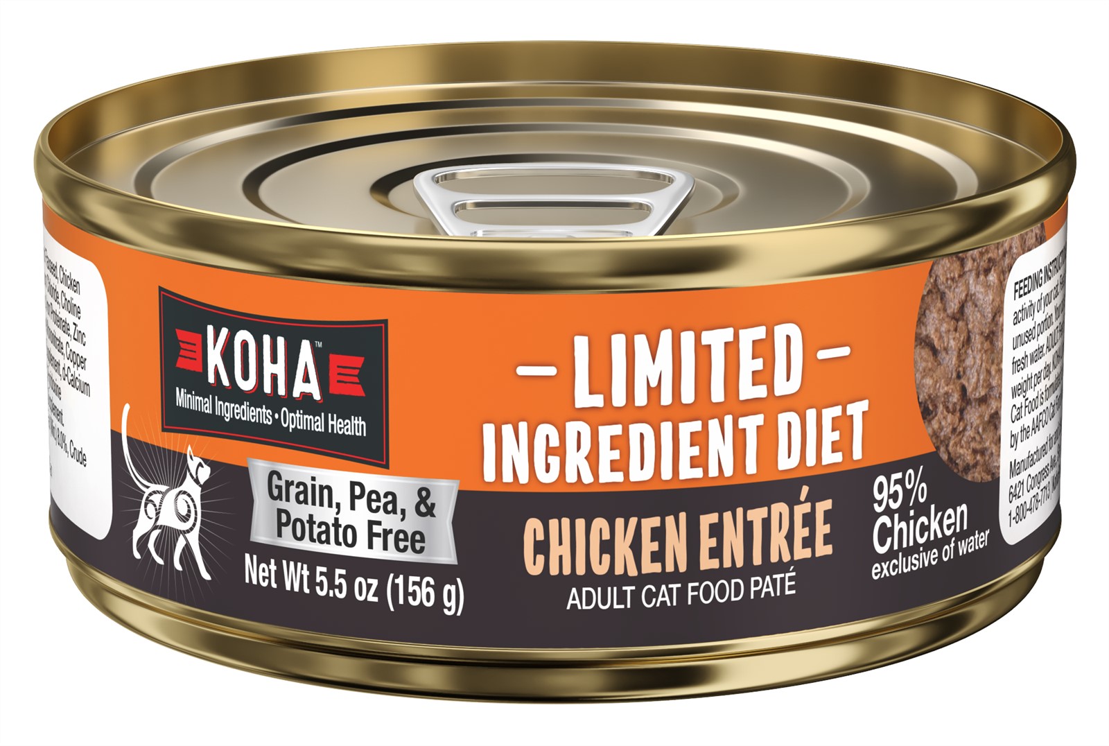 Koha Limited Ingredient Chicken Pate Wet Cat Food