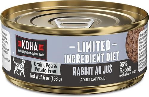 Koha Limited Ingredient Rabbit Au Jus Pate Wet Cat Food