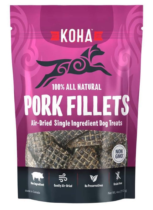 Koha Pork Fillets All Natural Treats