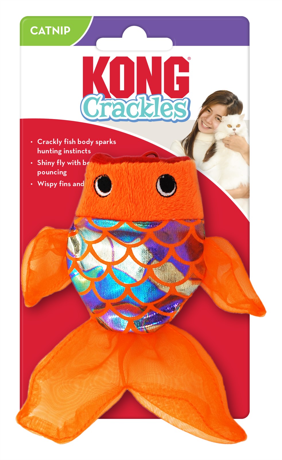 KONG Crackles Gulpz Cat Toy