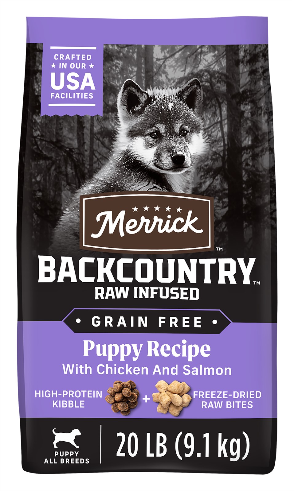 Merrick Backcountry Grain Free Raw Infused Puppy
