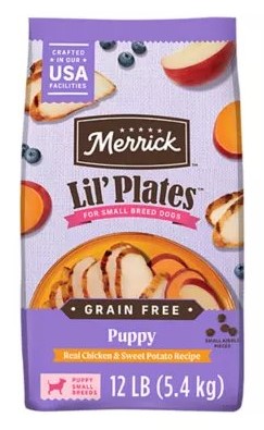 Merrick Lil Plates Real Chicken Sweet Potato Recipe Puppy Dry Dog Food