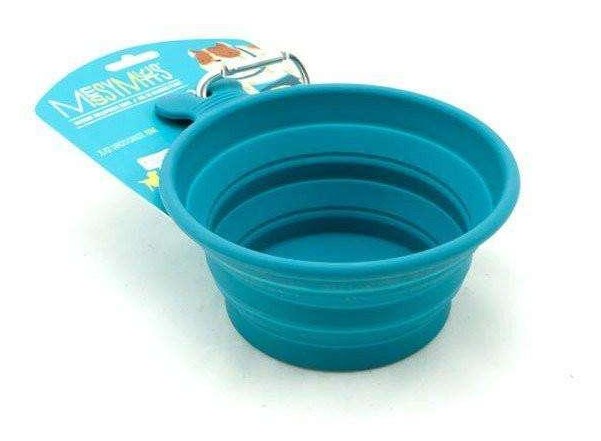 Messy Mutts Feeder Bowl Collapsible Silicone Medium