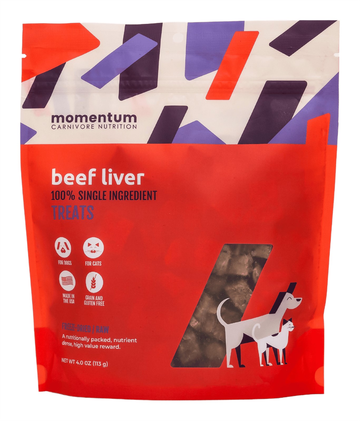 Momentum Carnivore Nutrition Freeze Dried Beef Liver Treat
