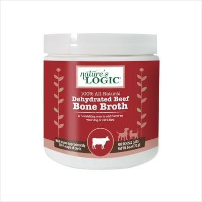 Natures Logic Dog Topper Bone Broth Dehydrated Beef 