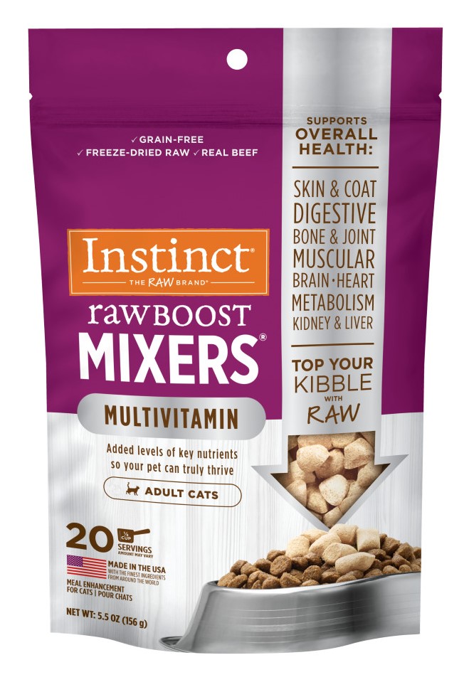 Natures Variety Instinct Cat Food Raw Boost Mixers Multivitamin for Adult Cats