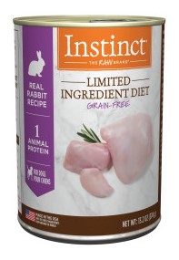 Natures Variety Instinct LID Rabbit Canned Dog Food
