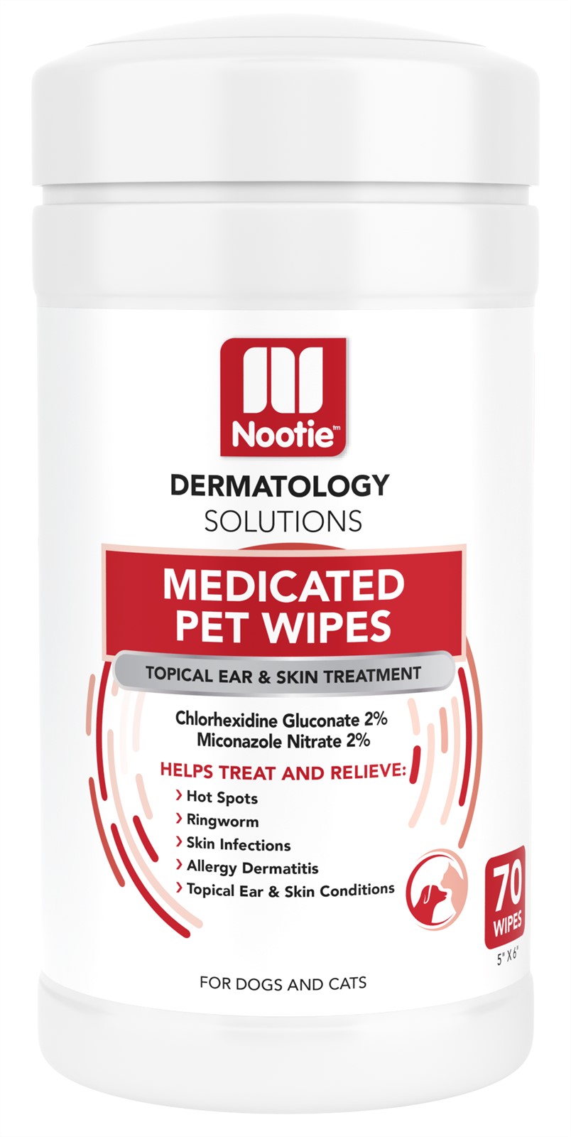 Nootie Antimicrobial Medicated Wipes