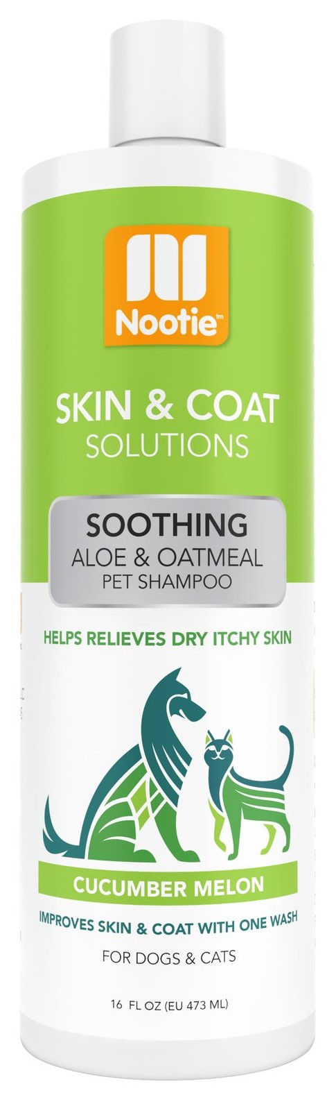 Nootie Cucumber Melon Soothing Aloe and Oatmeal Shampoo