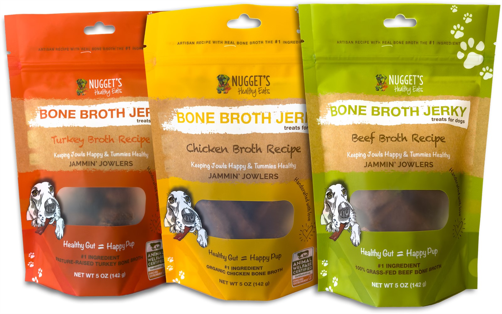 Nuggets Dog Treat Bone Broth Jerky Chicken Broth