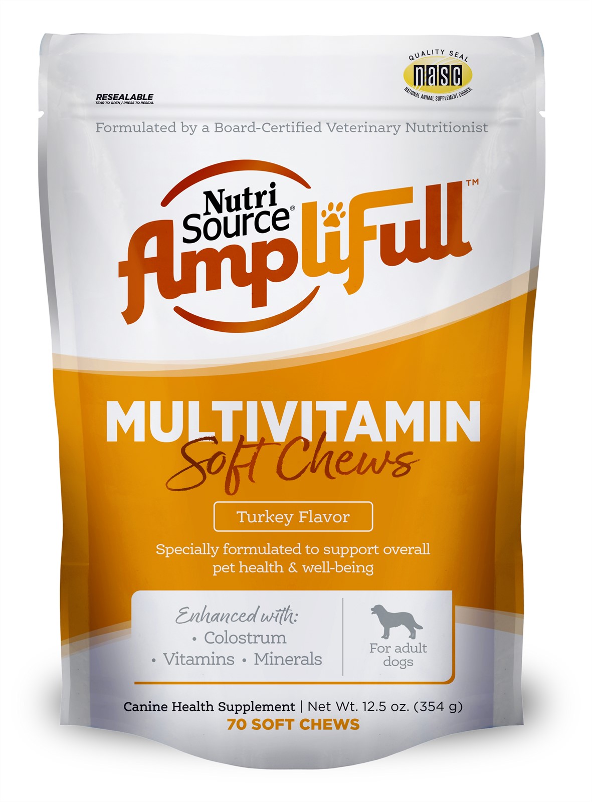 NutriSource Amplifull Soft Chew Multivitamin Dog Treats