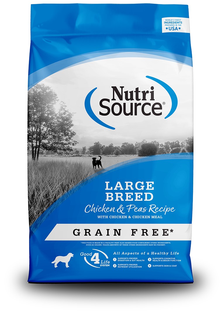 Nutrisource Grain Free Large Breed Chicken and Pea Dry Dog Food