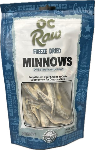 OC RAW Freeze Dried Minnows