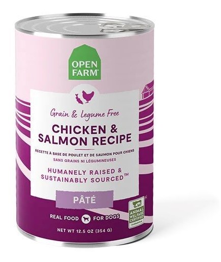Open Farm Chicken Salmon Pate for Dogs