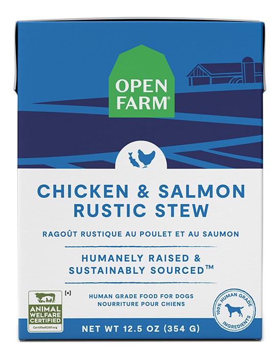 Open Farm Chicken Salmon Rustic Stew Dog Wet Food