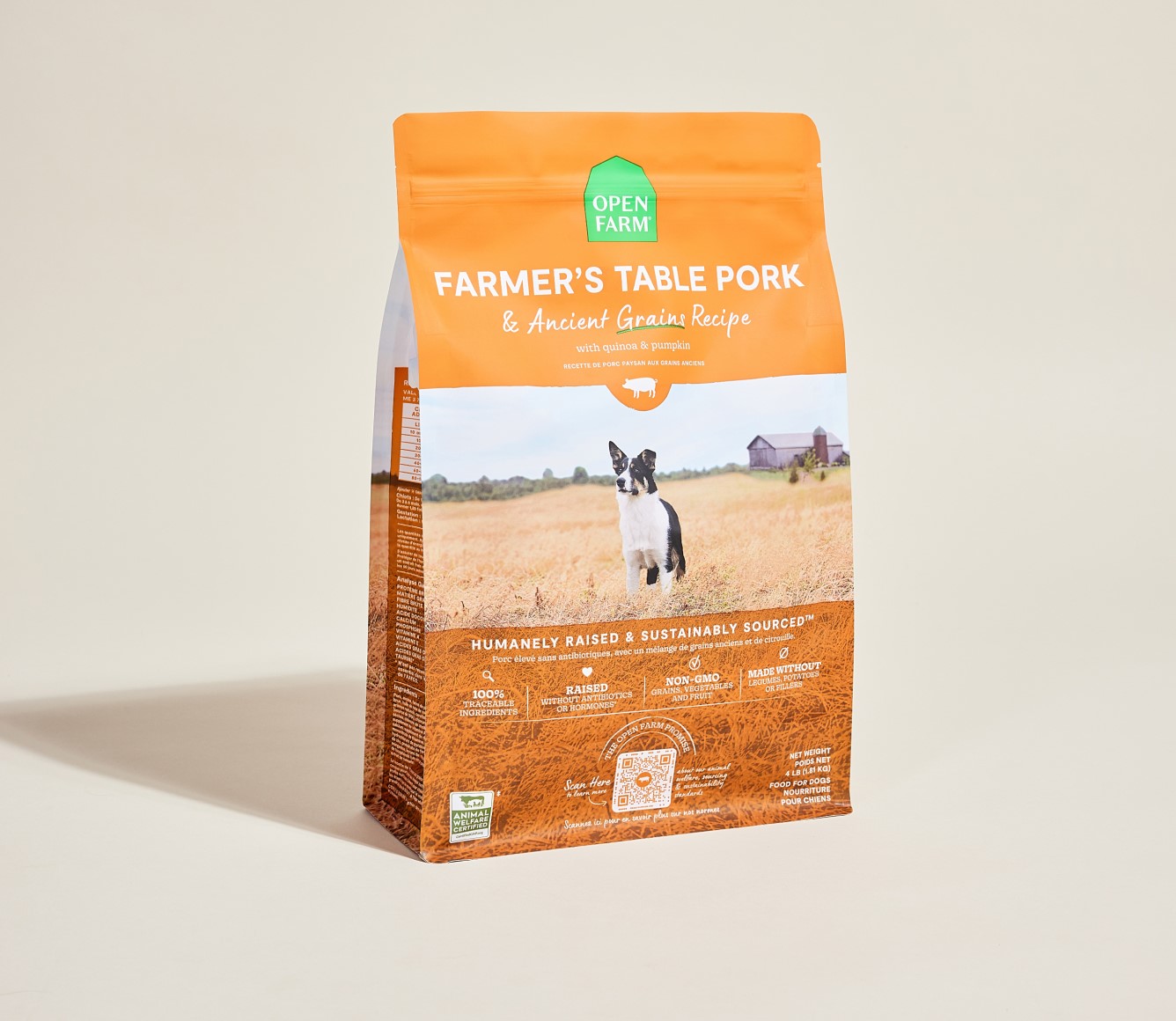 Open Farm Dog Dry Ancient Grain Pork Farmers Market 