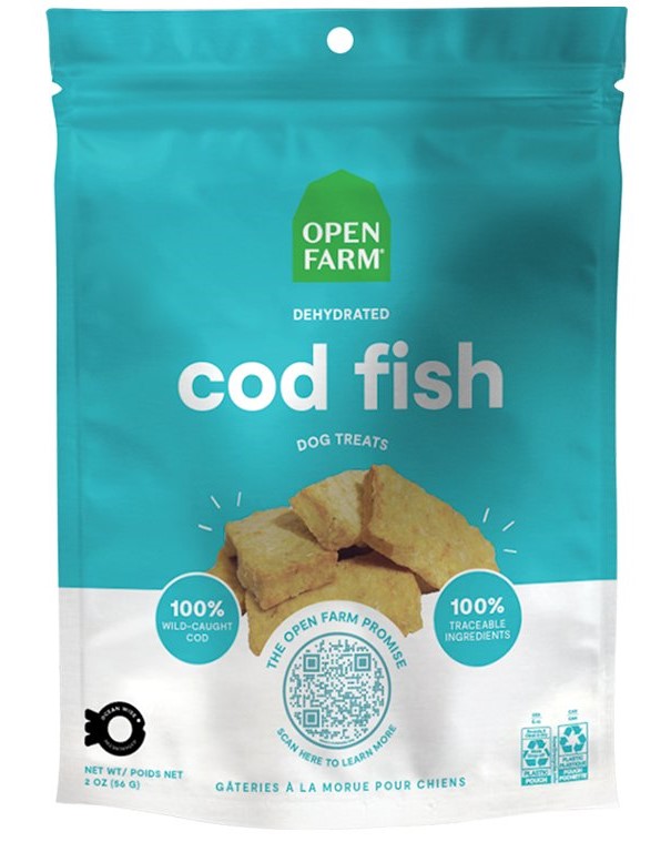 Open Farm Dog Treat Dehydrated Cod Fish