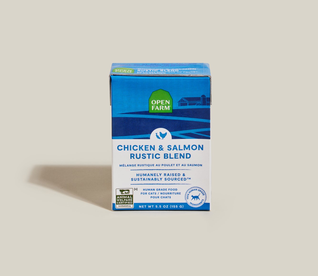 Open Farm Grain Free Chicken Salmon Recipe Rustic Blend Wet Cat Food