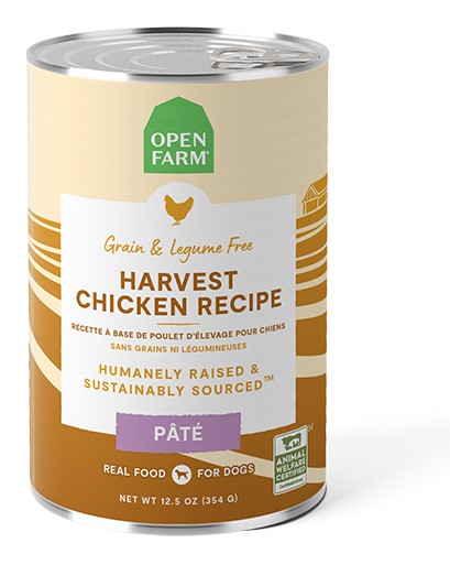 Open Farm Harvest Chicken Pate for Dogs