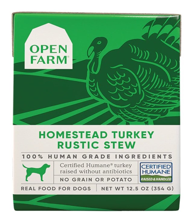 Open Farm Homestead Turkey Rustic Stew Dog Wet Food