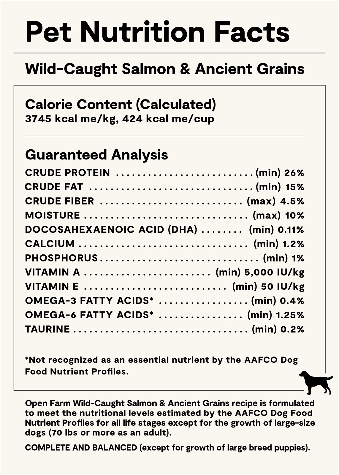 Open Farm Wild Caught Salmon Ancient Grains Dry Dog Food