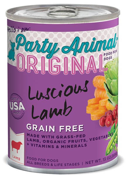 Party Animal Grain Free Luscious Lamb Canned Dog Food