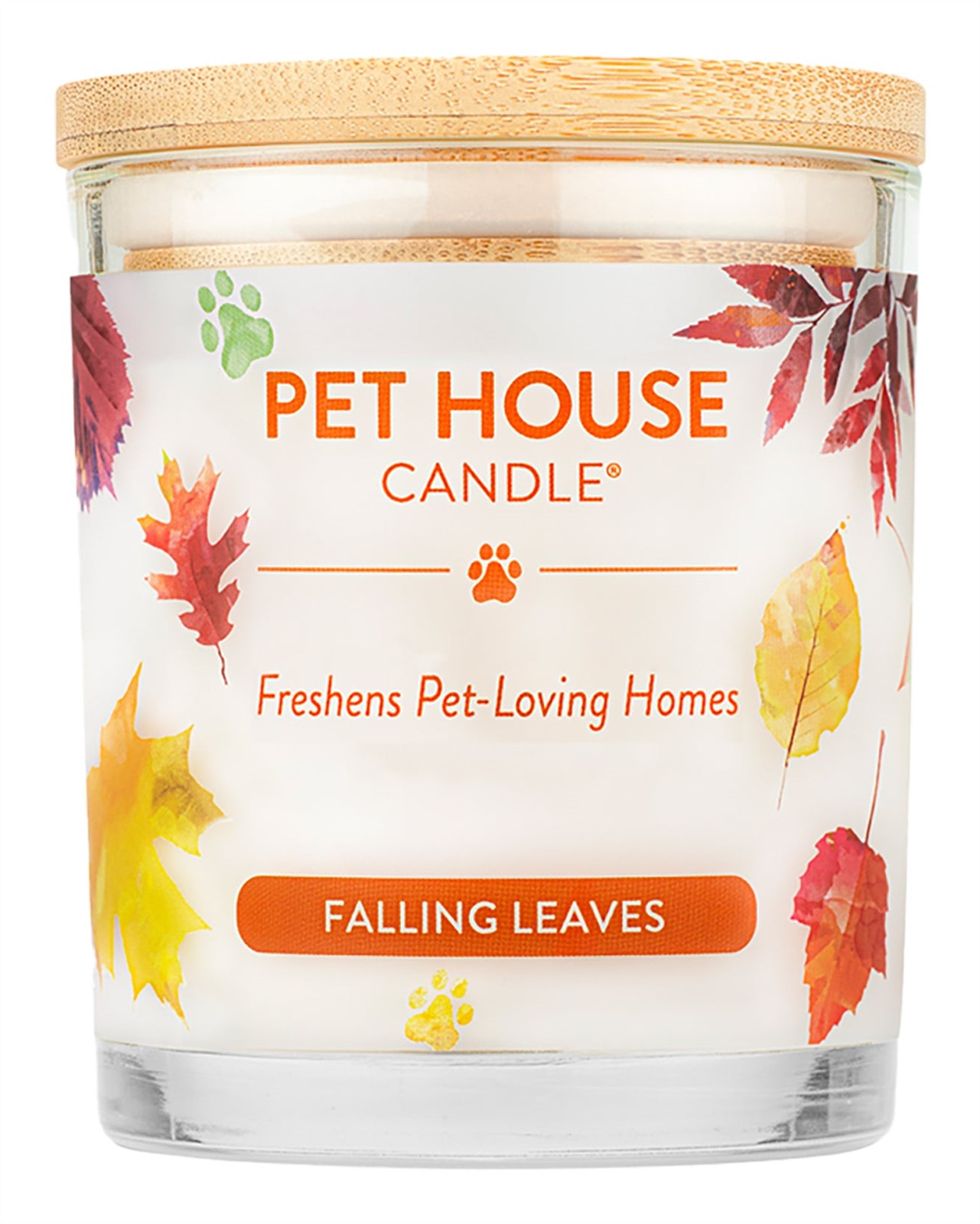 Pet House Candle Falling Leaves