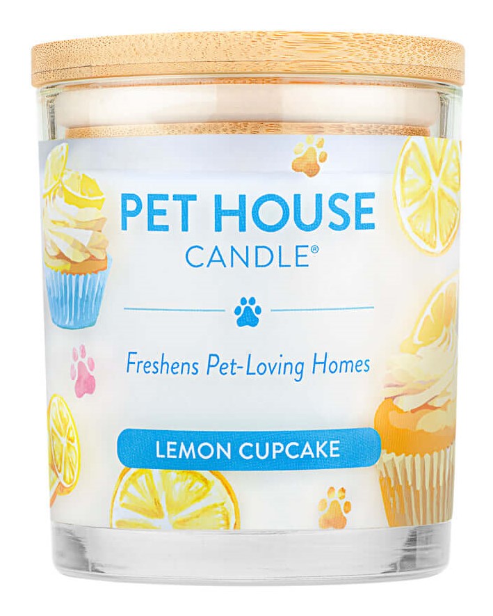 Pet House Candle Lemon Cupcake 