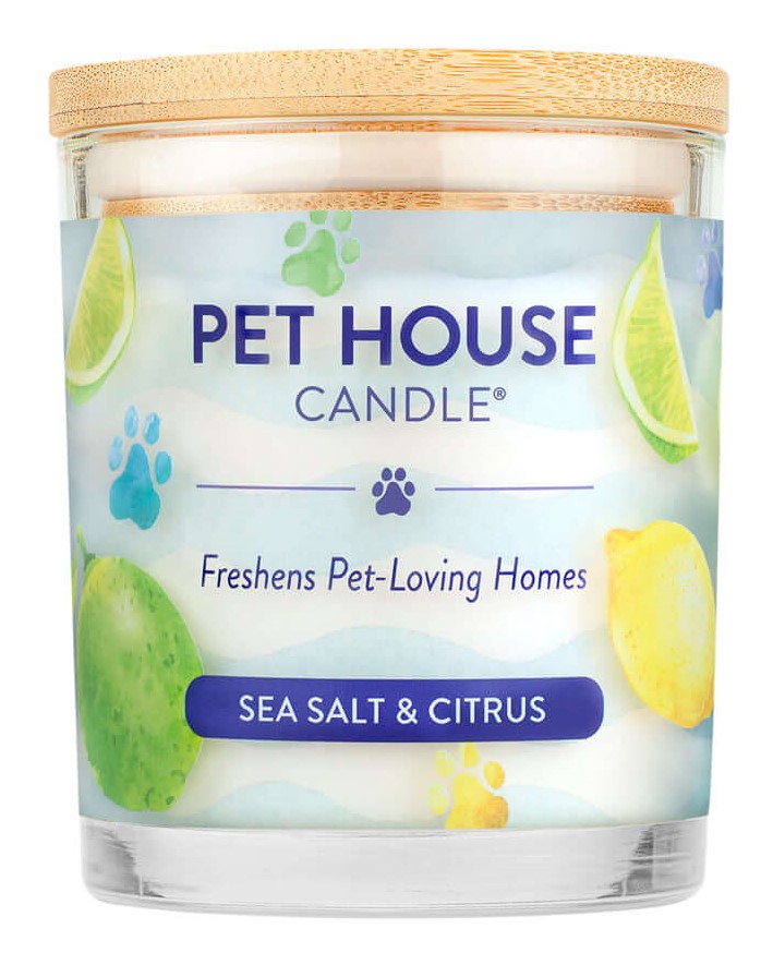 Pet House Candle Sea Salt and Citrus