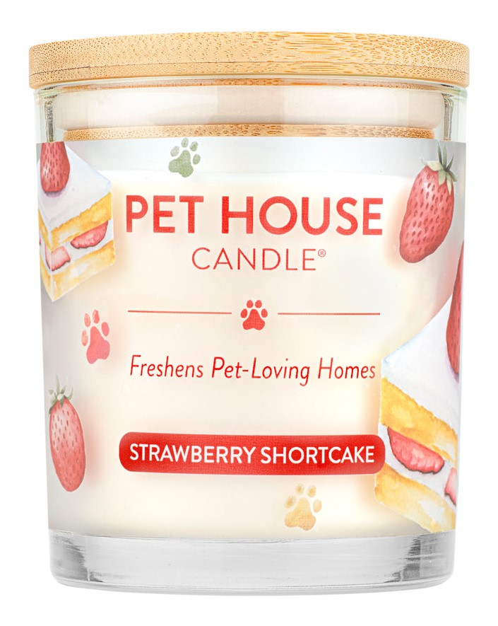 Pet House Candle Strawberry Shortcake